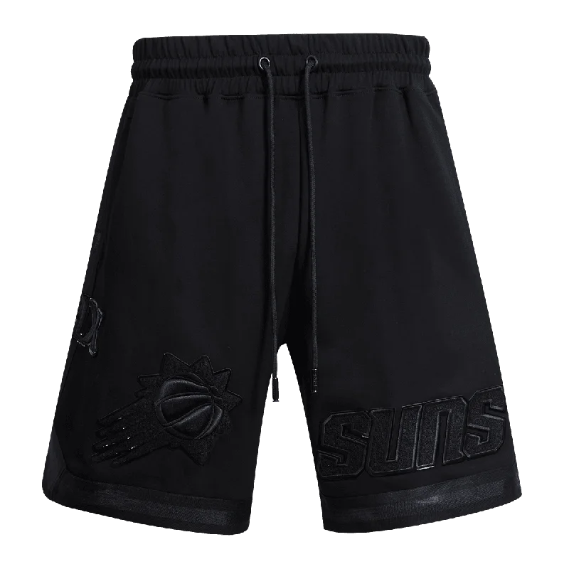 NBA PHOENIX SUNS TRIPLE BLACK LOGO PRO TEAM MEN'S SHORT (TRIPLE BLACK)