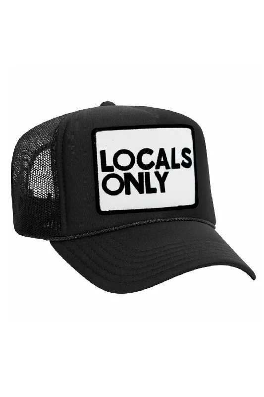 LOCALS ONLY VINTAGE TRUCKER HAT