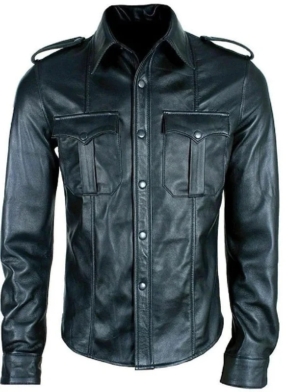 Mens Leather Uniform Shirt | Uniformly Awesome!