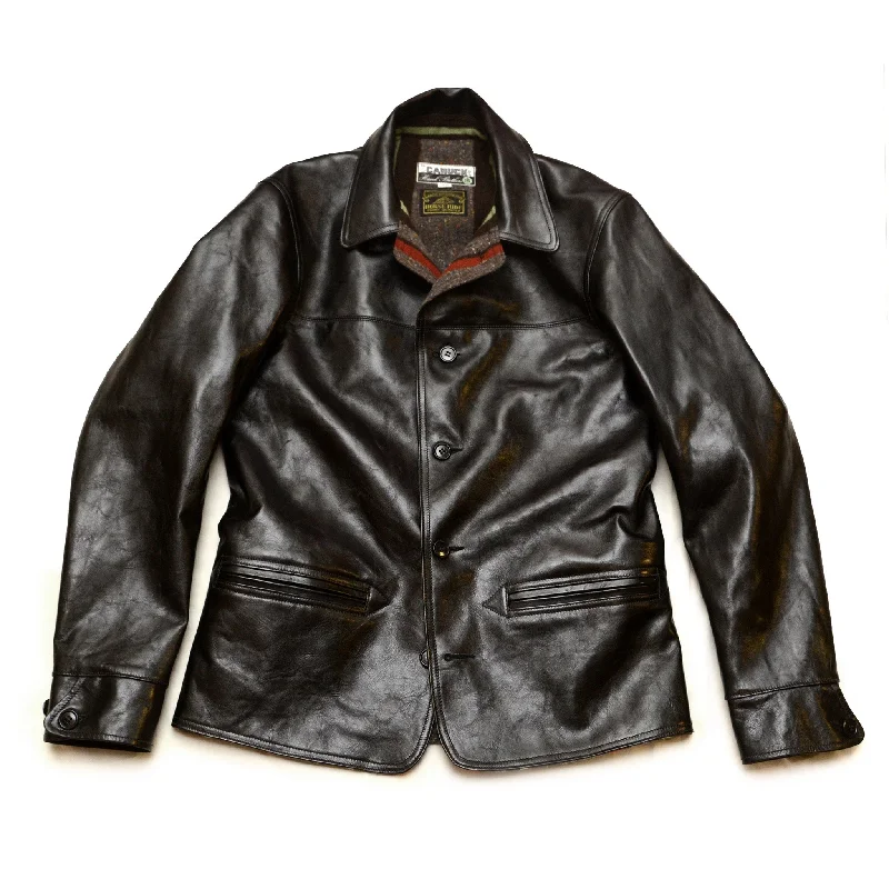 The Canuck - Black Shinki Horsehide Oil Finish