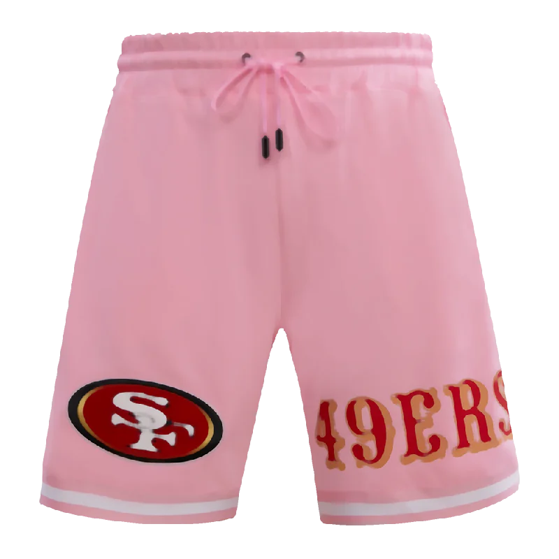 NFL SAN FRANCISCO 49ERS CLASSIC CHENILLE DK SHORT (PINK)