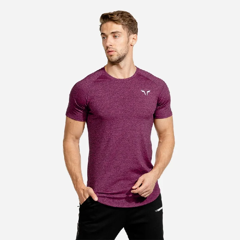 Melange Tee - Maroon