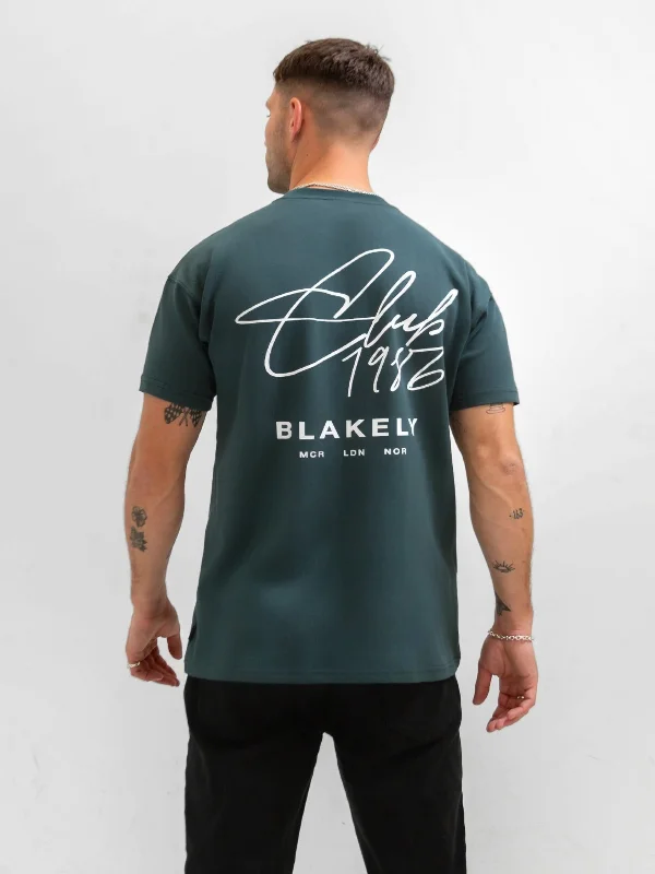 Club Relaxed T-Shirt - Teal Green