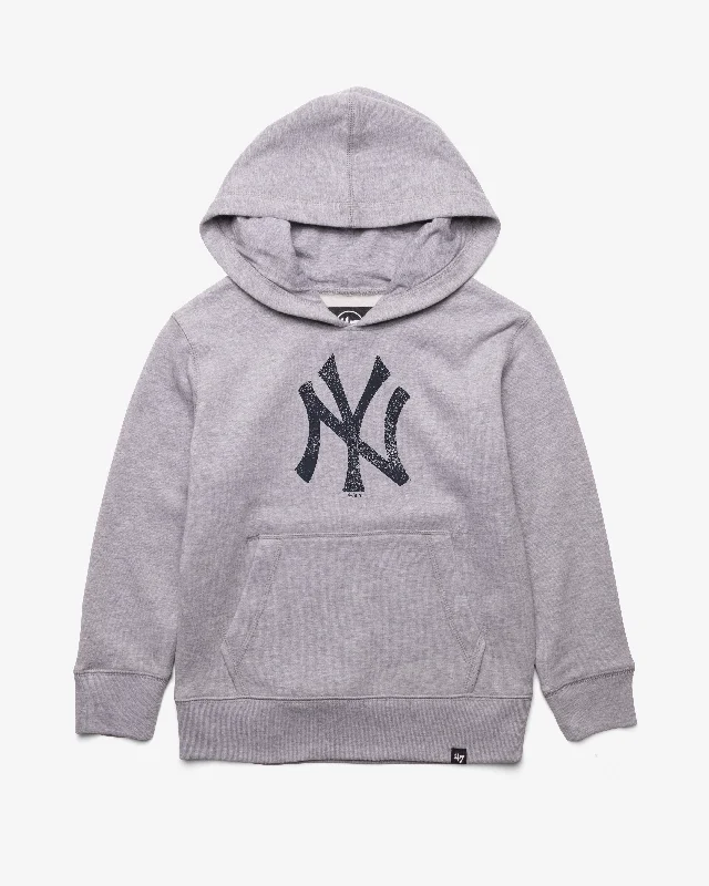 NEW YORK YANKEES DISTRESSED IMPRINT '47 HEADLNE HOOD KIDS