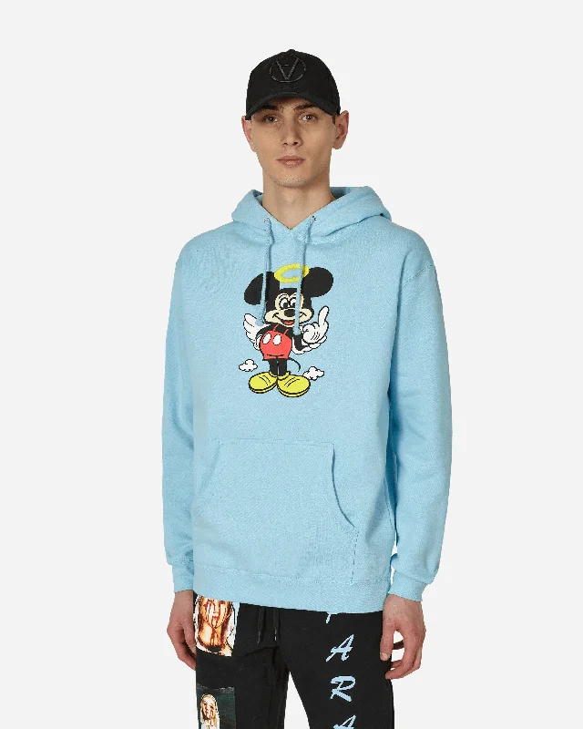 Fuck You Hooded Sweatshirt Blue