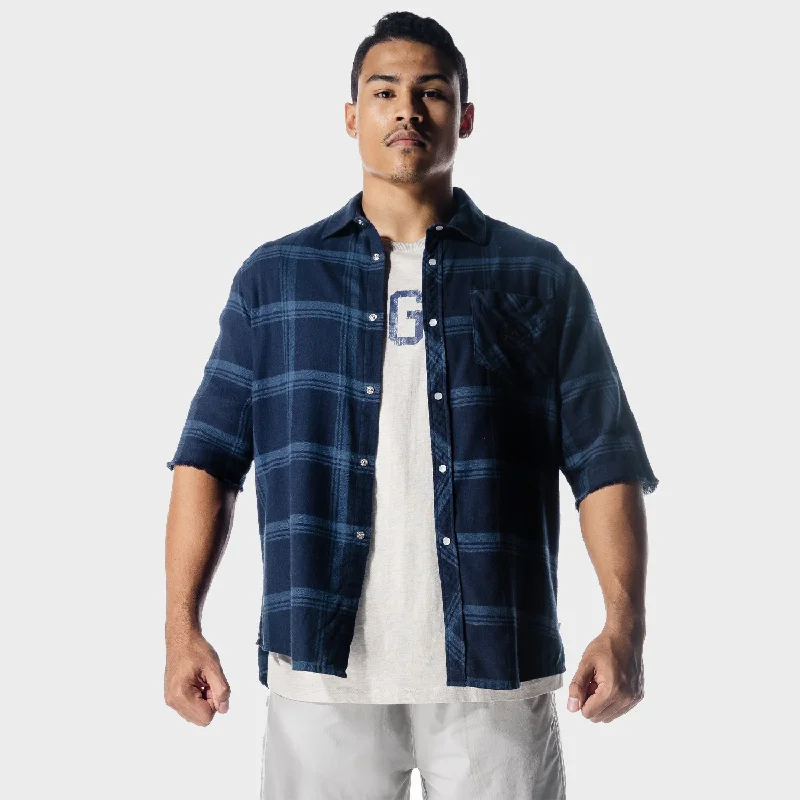 Golden Era Flannel Shirt - Patriot Blue Check