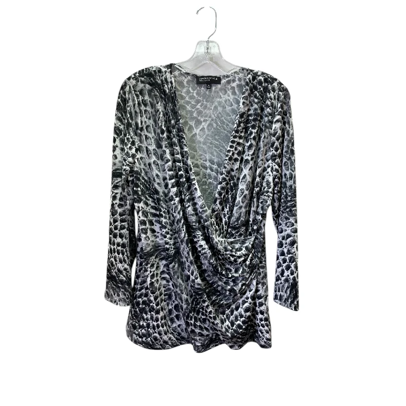 Top Ls By Jones And Co In Black, Size:Xl