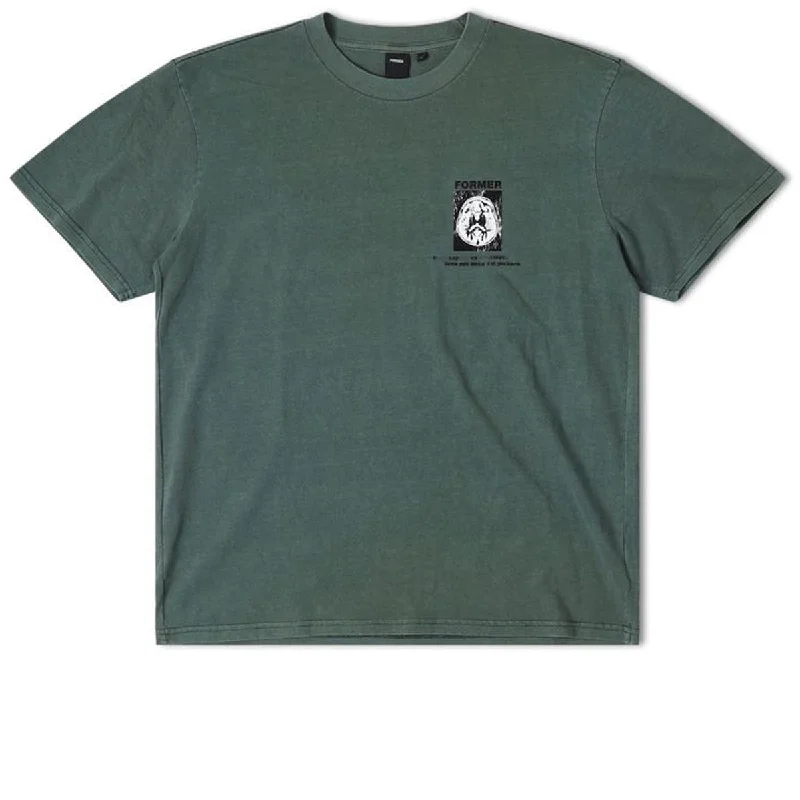 Former Brain Scan Oversized T-Shirt - Washed Green