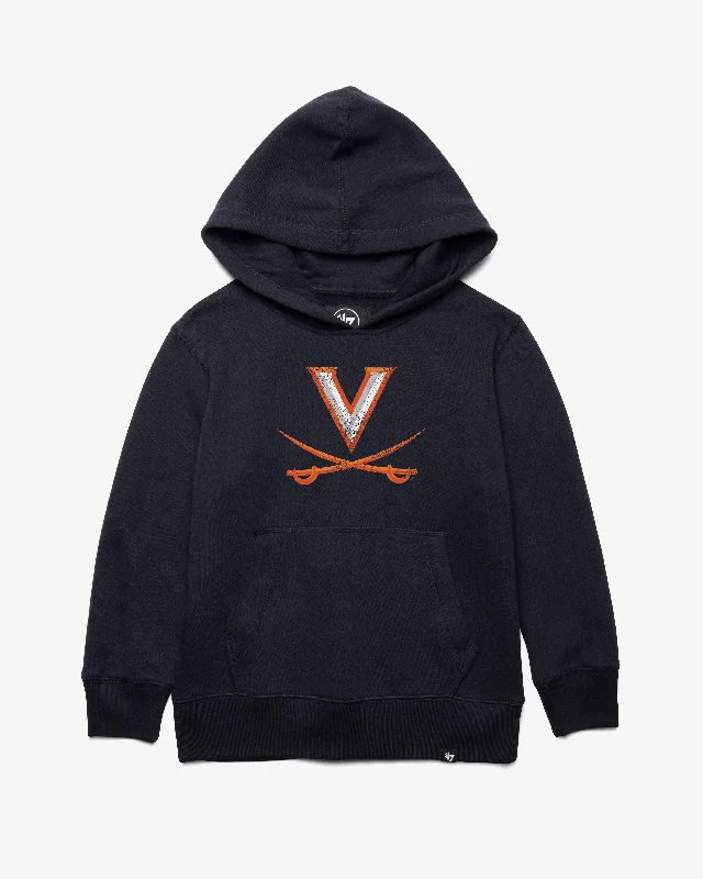 VIRGINIA CAVALIERS DISTRESSED IMPRINT '47 HEADLINE HOOD KIDS