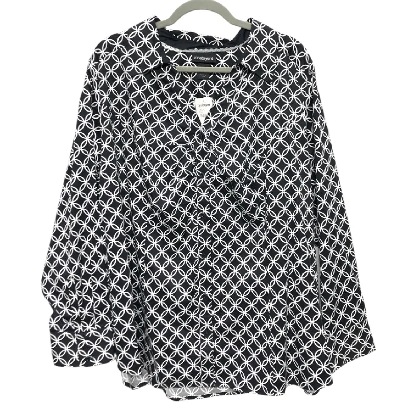 Top Ls By Lane Bryant In Black & White, Size:26