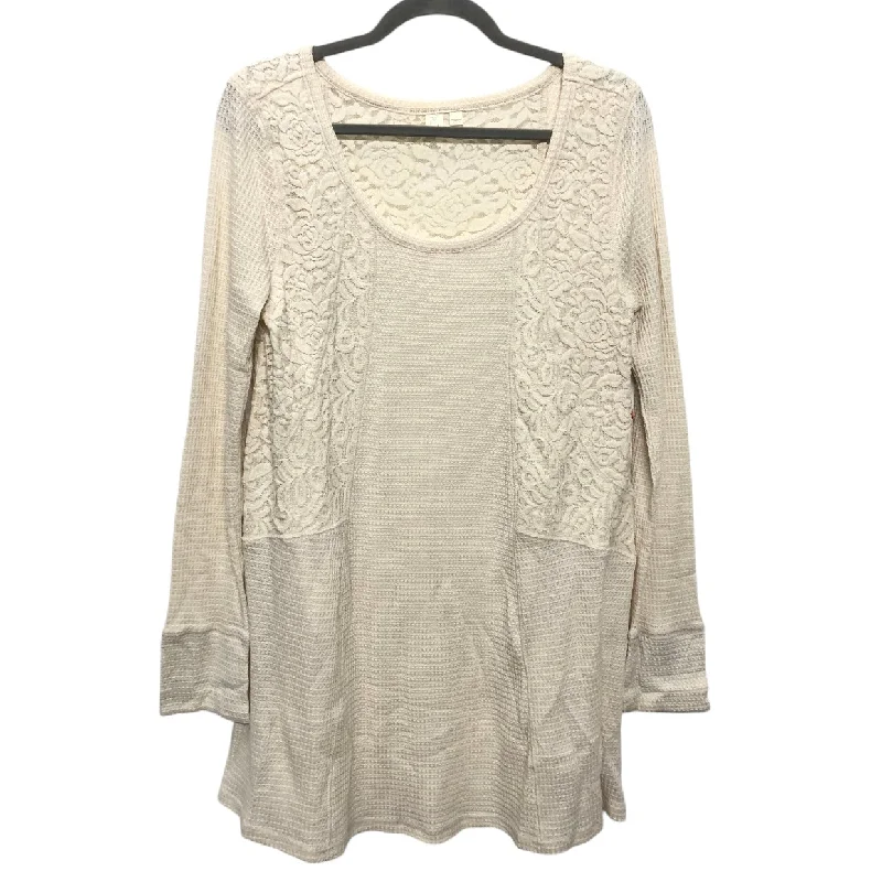 Tunic Ls By Cmc In Cream, Size:L