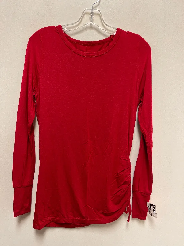 Top Long Sleeve By Clothes Mentor In Red, Size: Xs