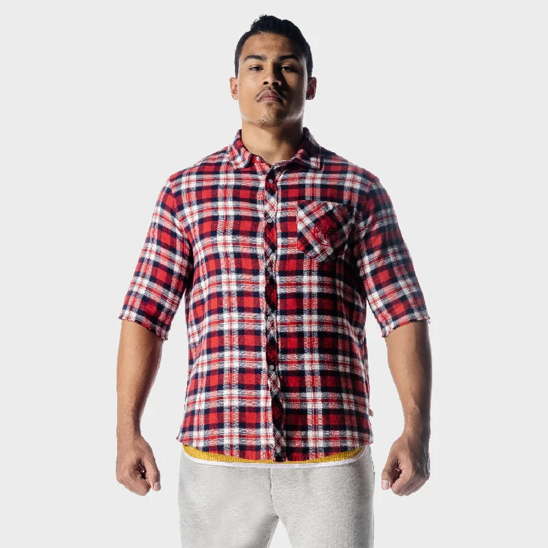 Golden Era Flannel Shirt - Red Check