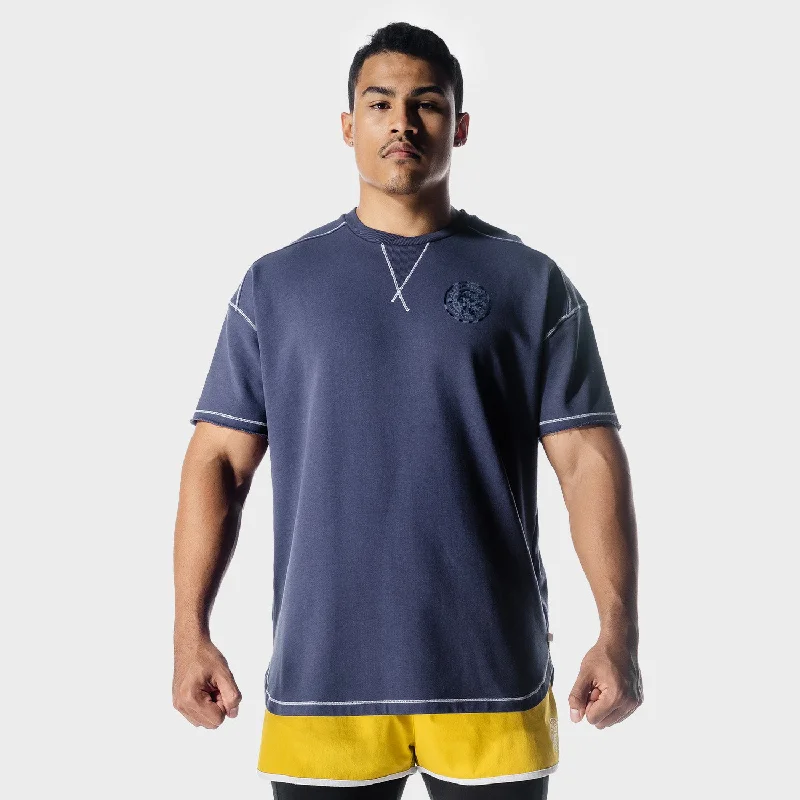 Golden Era Oversized Crew T-shirt - Patriot Blue