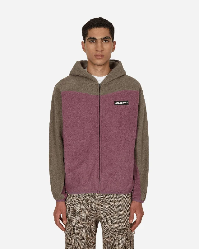 Whiskey Zip Hoodie Purple