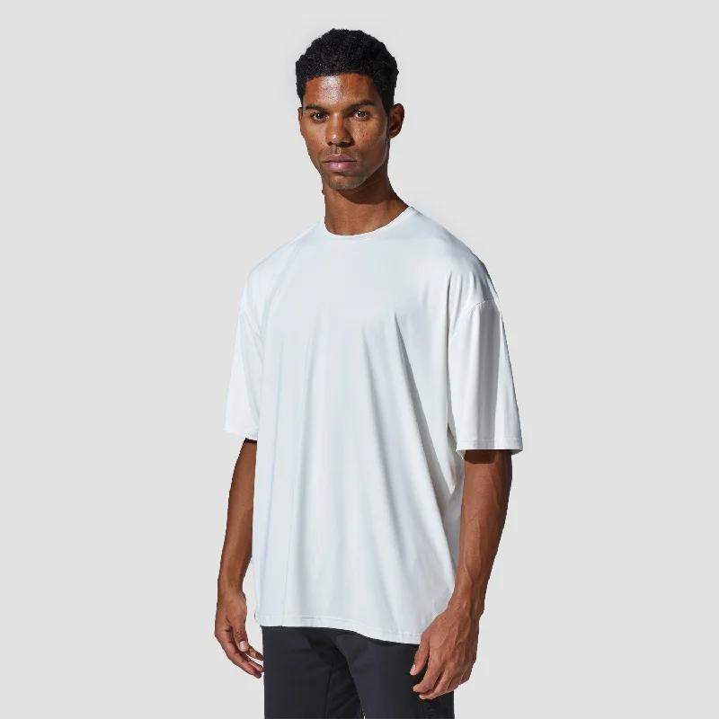 Graphic Wordmark Oversized Tee - Star White