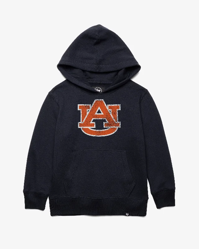 AUBURN TIGERS DISTRESSED IMPRINT '47 HEADLINE HOODS KIDS