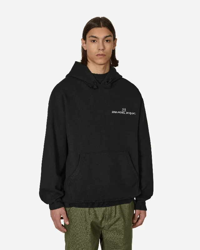 Jean-Michel Basquiat Heavy Weight Hooded Sweatshirt Black