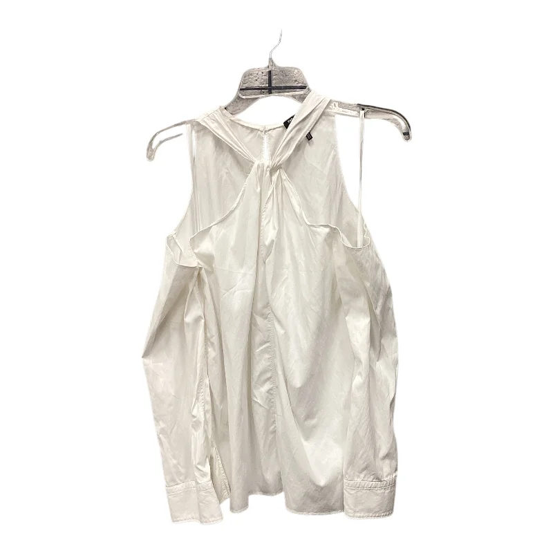 Top Long Sleeve By Rag And Bone In White, Size: L