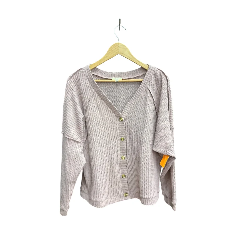 Top Long Sleeve By Kori America In Mauve, Size: S