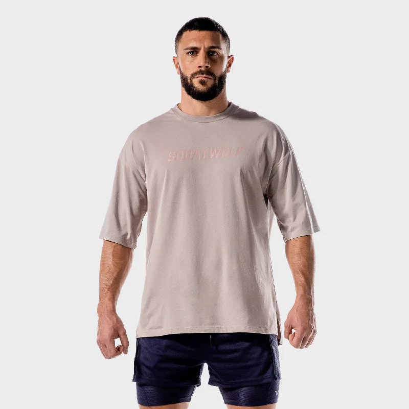 Iconic Oversize Tee - Sand