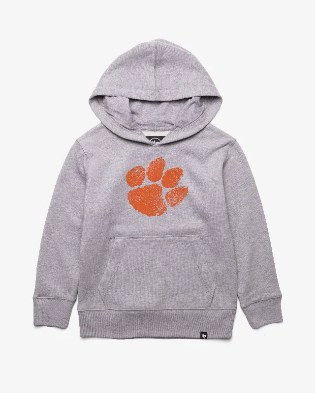 CLEMSON TIGERS DISTRESSED IMPRINT '47 HEADLINE HOOD KIDS