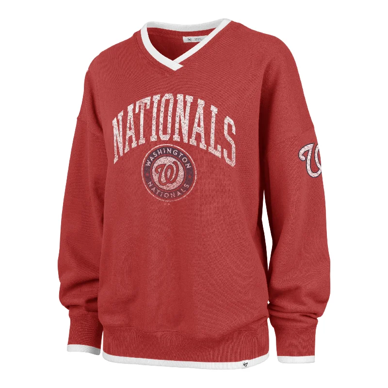 WASHINGTON NATIONALS COOPERSTOWN WAX PACK DAZE EIGHTIES '47 PULLOVER WOMENS