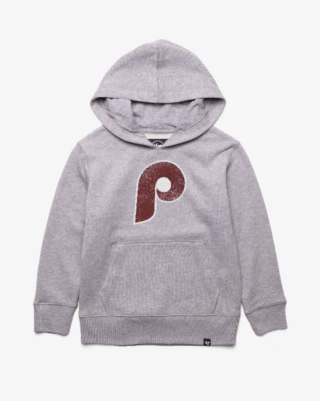 PHILADELPHIA PHILLIES DISTRESSED IMPRINT '47 HEADLNE HOOD KIDS