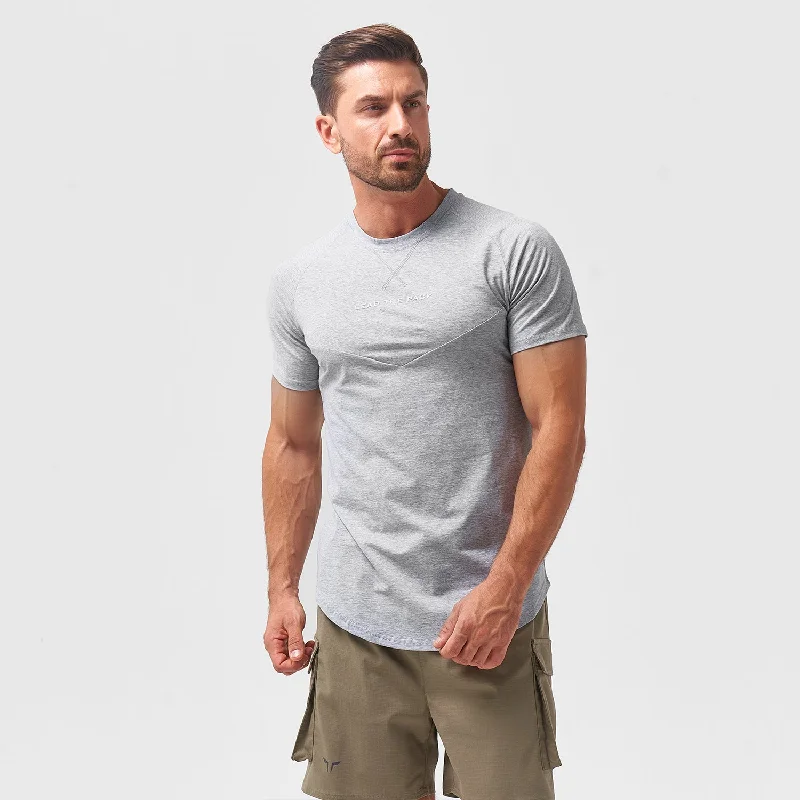 Statement Tee - Grey Marl