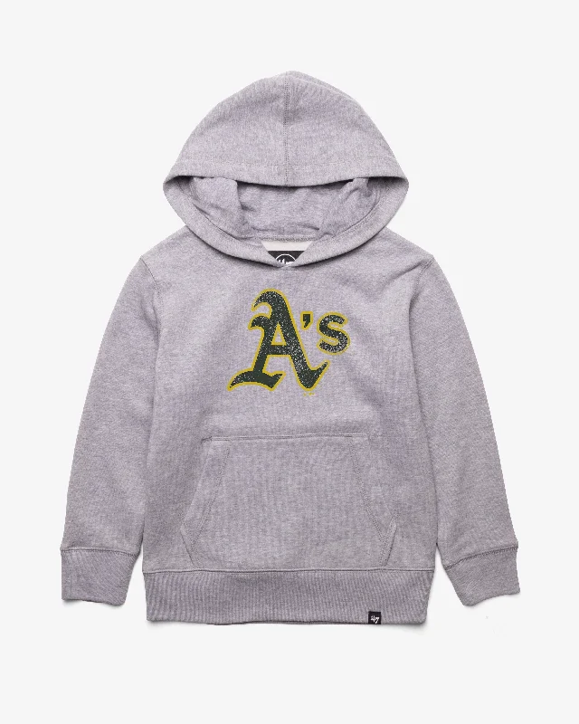 OAKLAND ATHLETICS DISTRESSED IMPRINT '47 HEADLNE HOOD KIDS