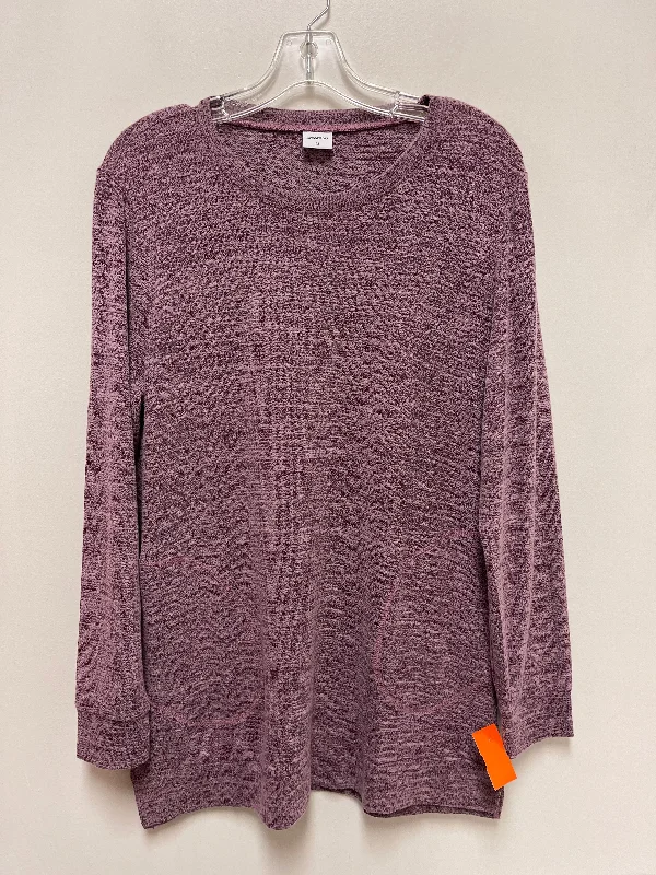 Top Long Sleeve By Clothes Mentor In Purple, Size: M