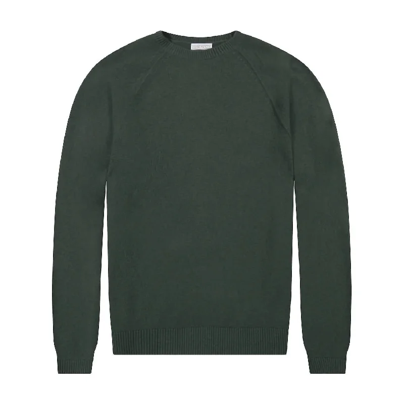 Men's Merino Wool Sweater In Kale