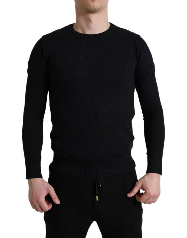 Dolce & Gabbana Elegant Cotton Pullover Men's Sweater