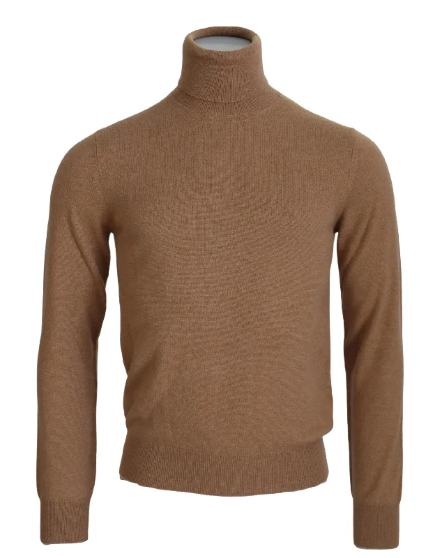 Dolce & Gabbana Cashmere Turtleneck Pullover Men's Sweater