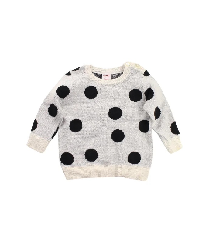 Seed Knit Sweater 3-6M