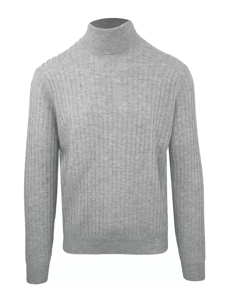 Malo Elegant Wool Cashmere Turtleneck Men's Sweater