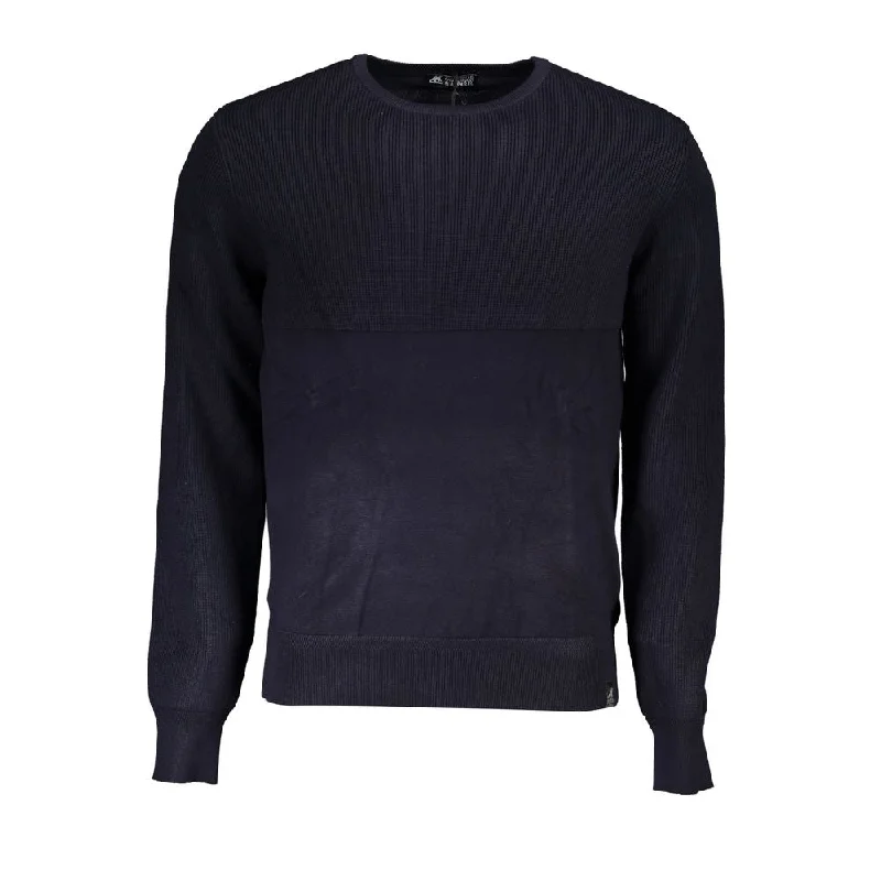 U.S. Grand Polo Elegant Crew Neck Sweater with Contrast Men's Details