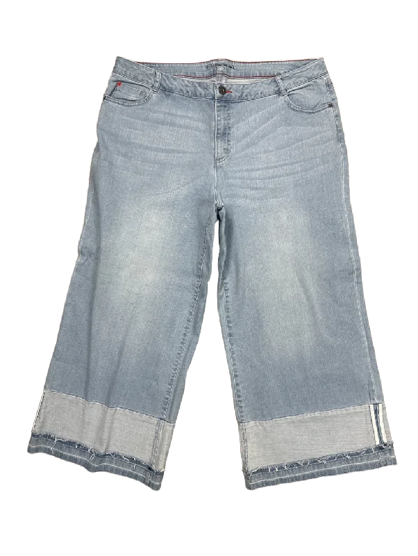 Jeans Wide Leg By Peace Love World  Size: 18