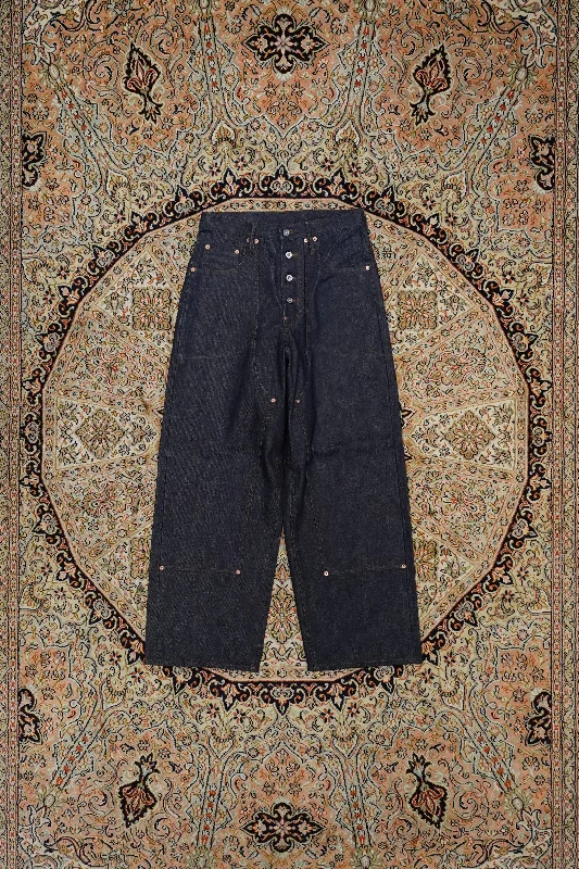 SUGARHILL DOUBLE KNEE DENIM PANTS PRODUCTED BY UNUSED