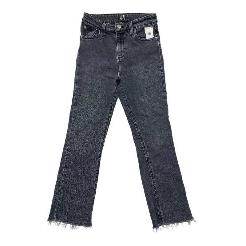 Jeans Flared By Bdg In Black Denim, Size:0