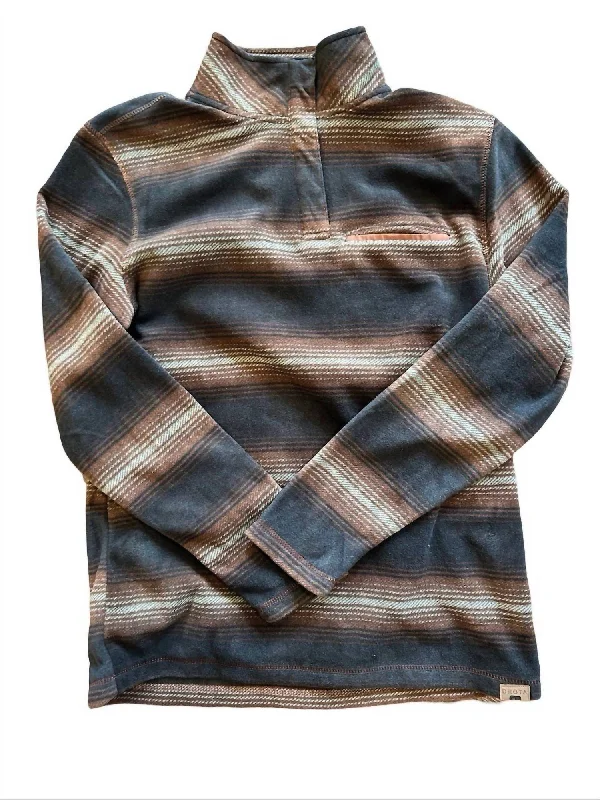 Men's Axle Long Sleeves Sweater In Canyon