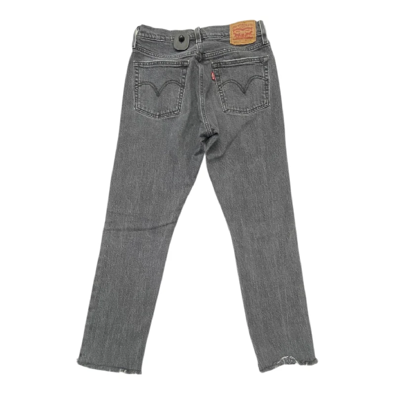 Jeans Skinny By Levis In Grey, Size:2